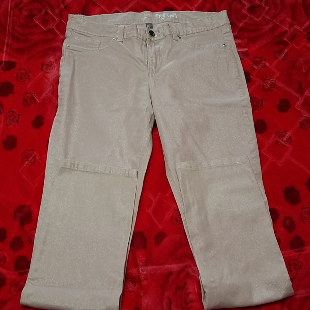 NY&C Skinny shiny pink pants